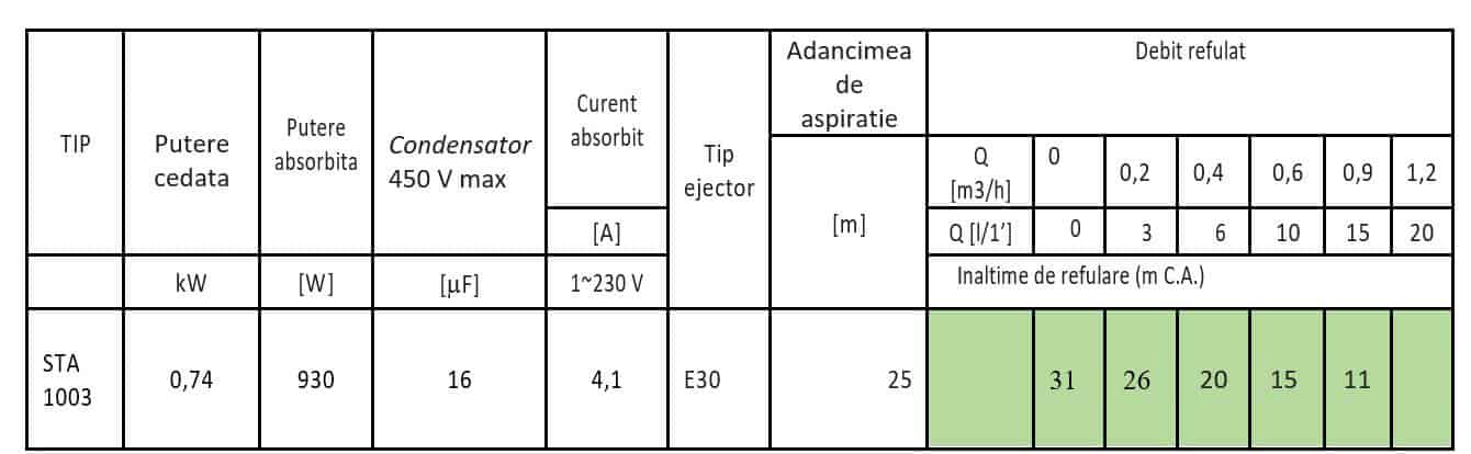 Hidrofor cu pompa de mare adancime Wasserkonig STA1003/25H | Travandi.ro