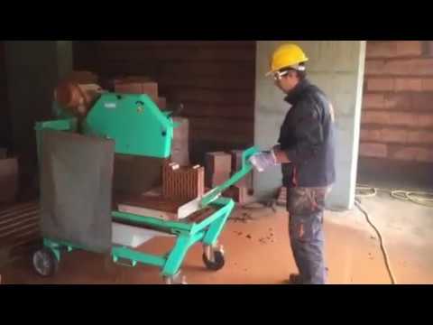 Masonry 750 masina de taiat marmura, granit, piatra naturala Imer - demonstratie functionare