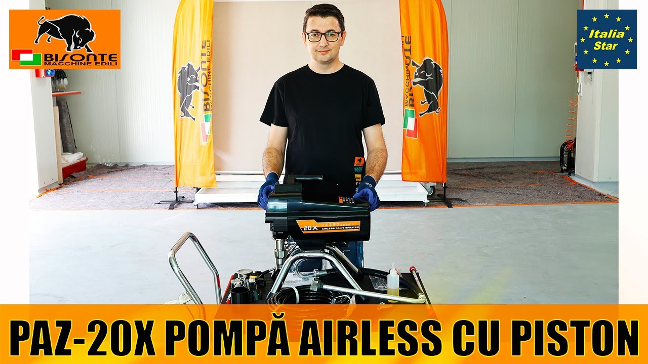 PAZ 20X pompa airless cu piston BISONTE