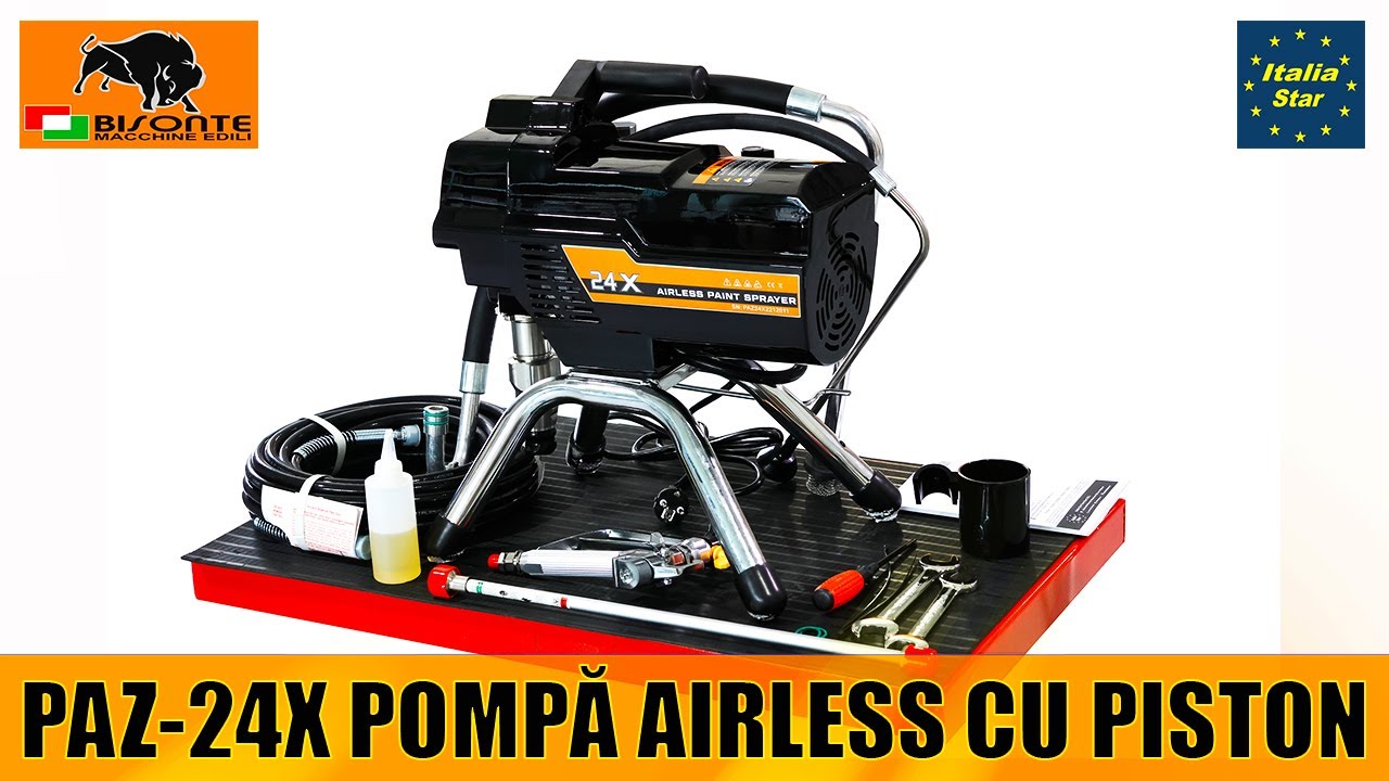 PAZ 24X pompa airless cu piston BISONTE