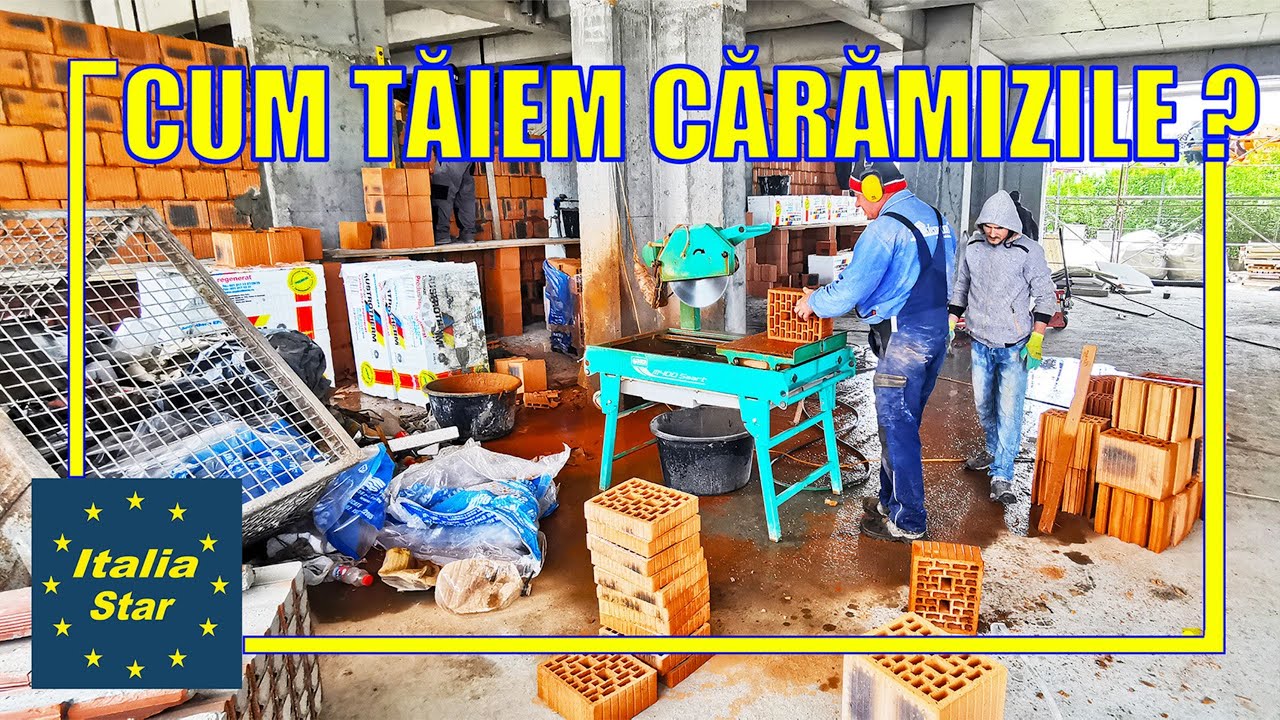 CUM TĂIEM CĂRĂMIZILE⁉️