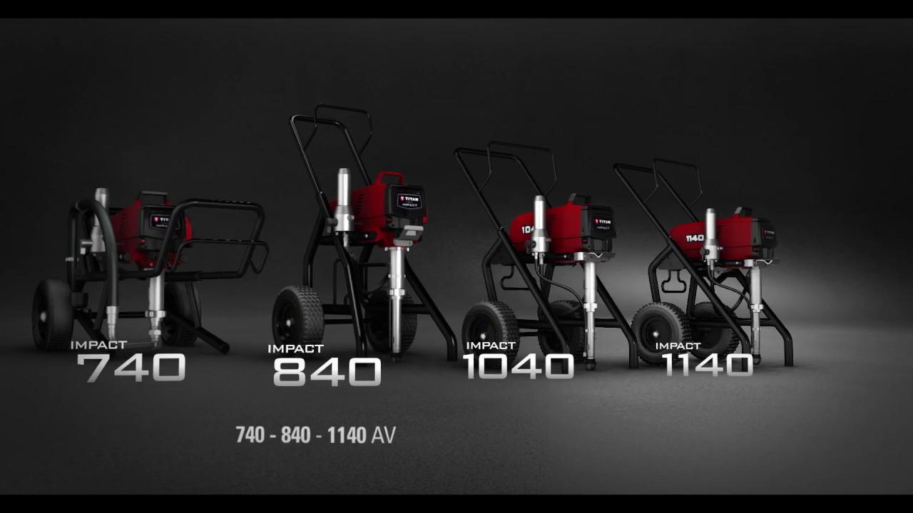 Titan® Impact™ 740/840/1040/1140 Electric Airless Sprayer