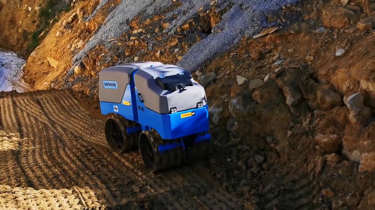 Weber MT MC 85 - Filling a trench