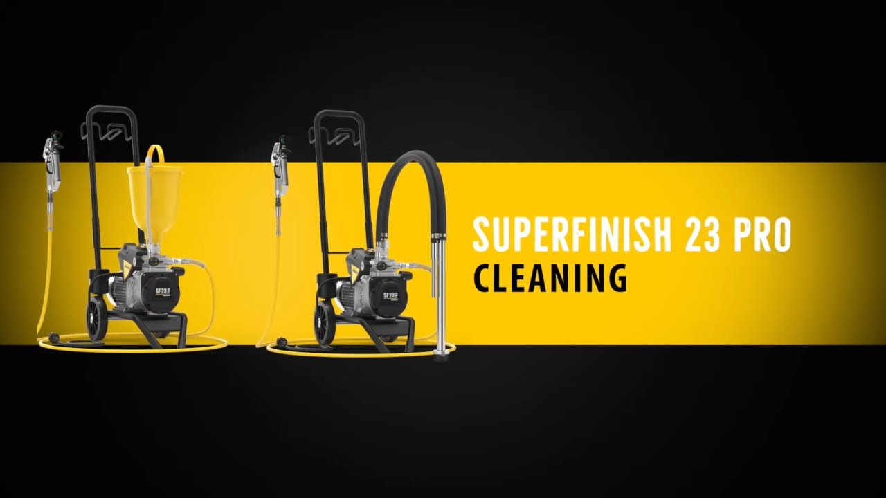 WAGNER SuperFinish 23 Pro | Cleaning instructions
