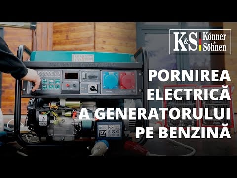Pornirea electrică a generatorului pe benzină