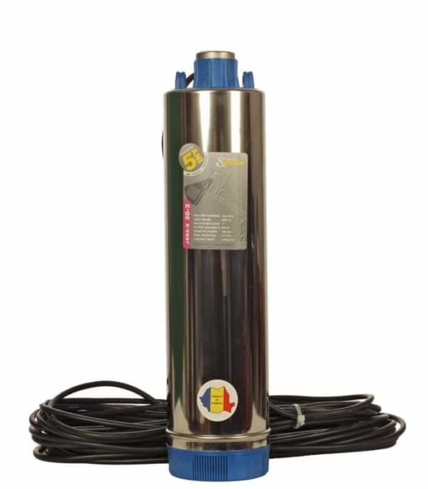 Pompa submersibila TRICOMSERV JAR5-S-34-8 apa curata 1200 W 8000 l/h inaltime refulare 34 m 120 mm inox