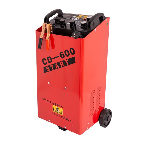 Redresor si robot de pornire TEHNOWELDCD600, tensiune incarcare 12/24 V, capacitate baterii Pb 20-1000 Ah 1 Redresor si robot de pornire TEHNOWELDCD600, tensiune incarcare 12/24 V, capacitate baterii Pb 20-1000 Ah