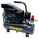 Compresor aer cu ulei STAGER HM1010K 1cp 6l debit aer refulat 126l/min 8bar 13.5kg