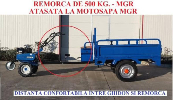 Remorca rabatabila MGR 500