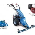 Motocultor profesional BCS 615 SL GX270 Benzina 8.5 cp latime de lucru 66 cm + Freza de pamant 66cm
