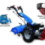 Motocultor profesional BCS 740 GX390 Benzina 11.7 cp latime de lucru 80 cm + Freza de pamant 80cm
