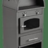 Semineu Emailat ETS 1 K EKO Black putere: 8kW