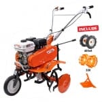 Motosapa DAC 7000ACC1 + roti cauciuc 4.00-8 + rarita ajustabila + roti metalice 350 fara manicot