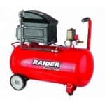 Compresor aer cu ulei RAIDER RD-AC02 2cp 50l debit aer aspirat 195l/min debit aer refulat 110l/min 8bar 27.5kg