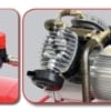 Compresor aer cu ulei RAIDER RD-AC03 3cp 100l debit aer aspirat 370l/min debit aer refulat 310l/min 8bar 74kg