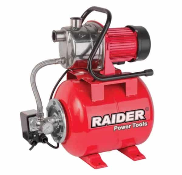 Hidrofor RAIDER RD-WP1200 inox 1200 W 24 l 3840 l/h inaltime refulare 48 m adancime absorbtie 7 m 3 bar 11.79 Kg
