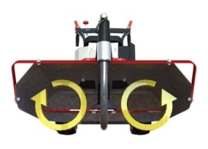 Motocositoare profesionala cu lama Vari F-550 Hurricane Mulcher Benzina 5.1 cp, latime de taiere 58 cm