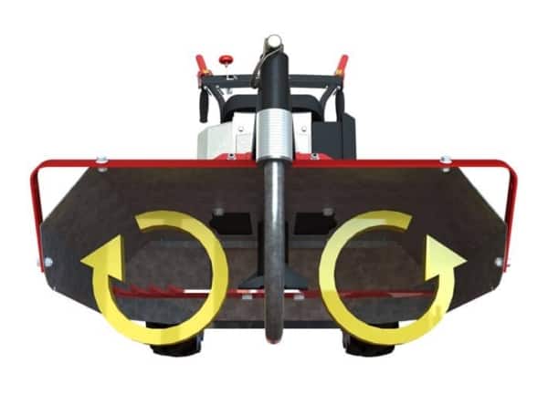 Motocositoare profesionala cu lama Vari F-550 Hurricane Mulcher Benzina 5.1 cp, latime de taiere 58 cm