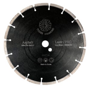 Tudee Disc diamantat debitare asfalt, profesional, 300x25.4x10x2.8mm