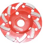 Tudee Disc diamantat  slefuire-degrosare beton dur, standard, 125x22.2x8x6mm