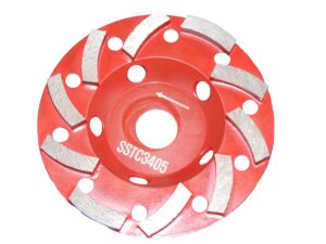Tudee Disc diamantat  slefuire-degrosare beton dur, standard, 125x22.2x8x6mm