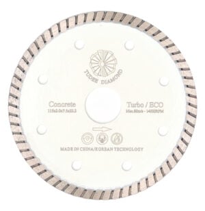 Tudee Disc diamantat Tudee debitare beton dur, standard, 115x22.2x7.5x2mm