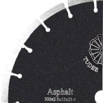 Disc diamantat Tudee 300X25.4mm debitare asfalt