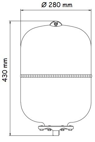 Vas de expansiune pentru apa rece 18L 3 Vas de expansiune pentru apa rece 18L