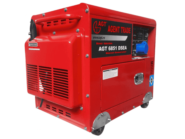 Generator de curent diesel AGT 6851 DSEA monofazat AVR 5 kW pornire electrica ATS inclus - Image 3