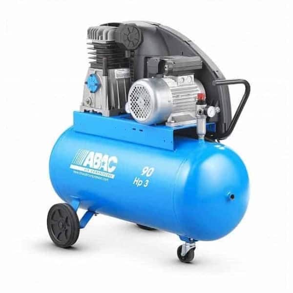 Compresor aer cu ulei ABAC A39 90 CM3 3cp 90l debit aer aspirat 393l/min debit aer refulat 255l/min 10bar 72kg