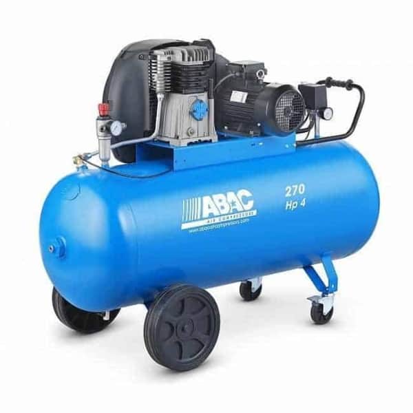 Compresor aer cu ulei ABAC PRO A39B 270 CT4 4cp 270l debit aer aspirat 486l/min debit aer refulat 364l/min 10bar 138kg