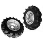 Set roti cauciuc Bertolini 5.00 - 10" ajustabile