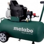 Compresor aer cu ulei METABO BASIC 250-50 W 2cp 50l debit aer aspirat 200l/min debit aer refulat 144l/min 8bar 32kg