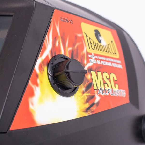Masca de sudura automata cu filtru reglabil Tehnoweld MSC-ALLPLUSTIG, sudura TIG, DIN 9-13 - Image 5