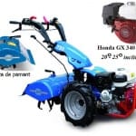 Motocultor profesional BCS 738 GX340 Benzina 10.7 cp latime de lucru 80 cm + Freza de pamant 80cm