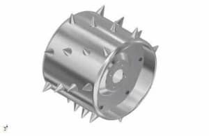 Roti metalice BCS cu tepi 4x400