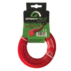 Fir din nailon pătrat pentru motocoase 2 mm