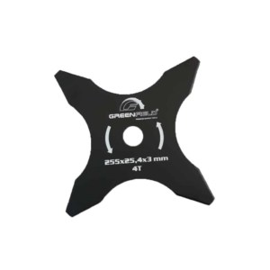 Disc din oțel cu 4 dinți, Ø255 x Ø25,4 x 3 mm