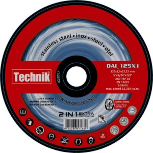 Disc abraziv pentru taiere inox 125mm