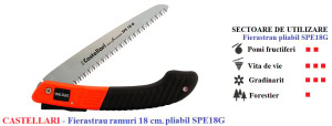 Fierastrau ramuri pliabil Castellari SPE18G | Travandi.ro