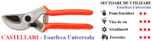 Foarfeca de mana Universala Castellari | Travandi.ro