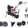 Motocultor MEDIA LINE MS 5100 DCF Diesel 5.5 cp latime de lucru 110 cm + roti cauciuc + plug bilonat