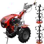 Motocultor WEIMA WM 1100BE-6 Diesel 12 CP latime 140 cm Diferential