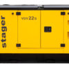 Stager YDY22S Generator insonorizat 22kVA, 87A, 1500rpm, monofazat, diesel