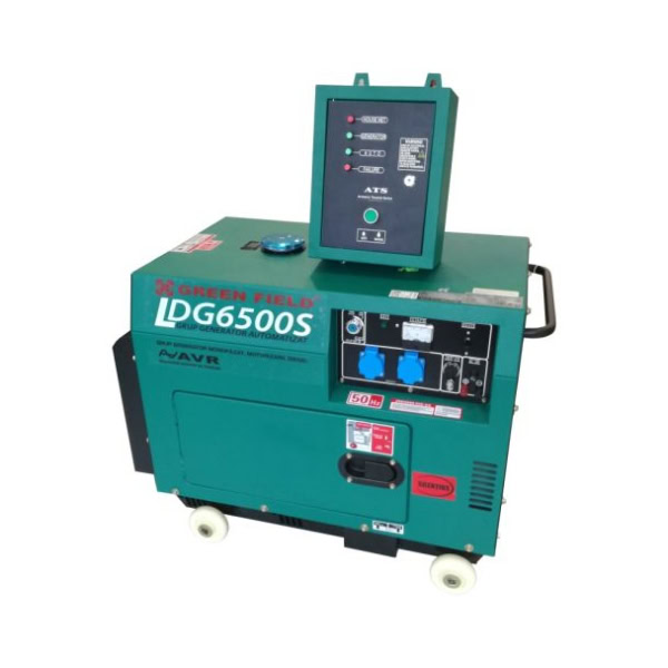 Generator de curent diesel GreenField LDG6500S PLUS monofazat AVR 5,5 kW pornire electrica - Image 7