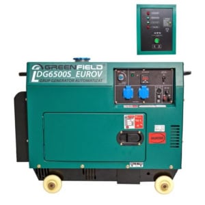 Generator de curent diesel GreenField LDG6500S PLUS monofazat AVR 5,5 kW pornire electrica