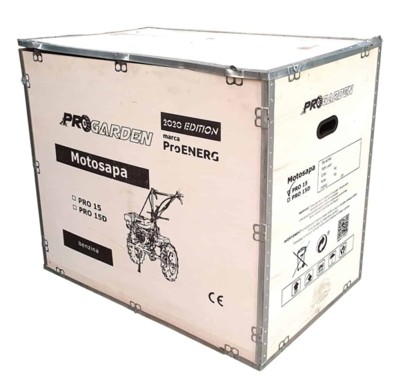 Motocultor profesional ProGARDEN Pro 15 benzina 15 cp latime de lucru 125 cm