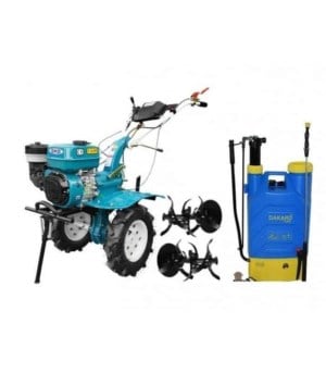 Pachet Motocultor DKD HS 1000B motor 7CP, Cadou ulei motor 1L, 2L ulei transmisie si Vermorel manual dkd 16L