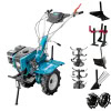Motocultor DAKARD DKD HS 1000B NEW 7 CP + Roti metalice + Plug + Plug cartofi + Rarita mob + Prasitoare K2