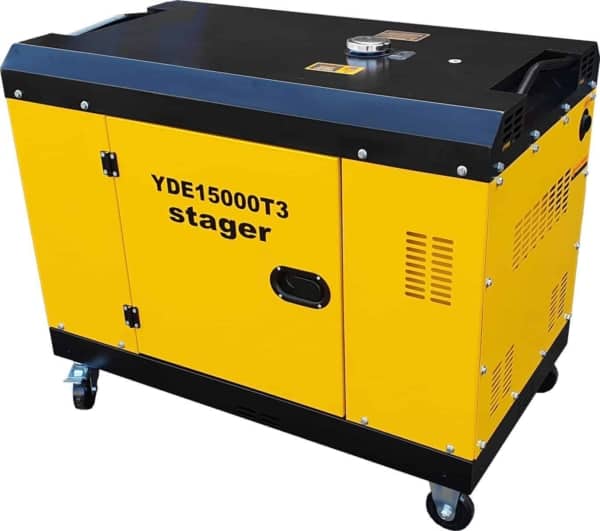 Generator insonorizat diesel trifazat 13kVA Stager YDE15000T3